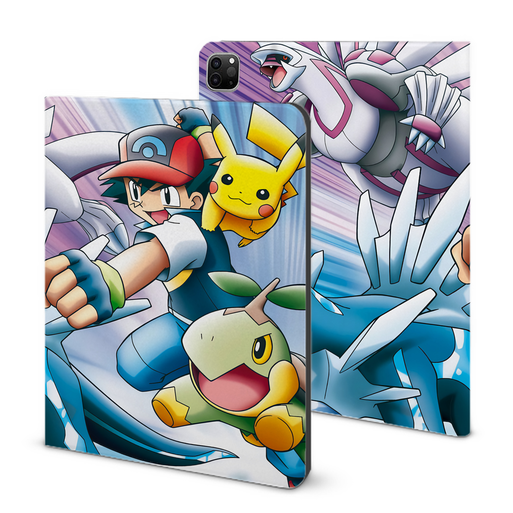 （画像用） ポケットモンスター Pokémon IPad ケース ブック型 PUレザー TPU 耐衝撃 軽量 薄型 ペン収納なし 全面保護 IPad 各モデル対応